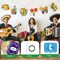 3 Pcs Cinco de Mayo Fiesta Banners – Mexican Party Hanging Garlands with Sombrero, Cactus, Donkey & Guitar – Colorful Mexican Fiesta Decorations for Birthday, Carnival & Mother's Day Card Making